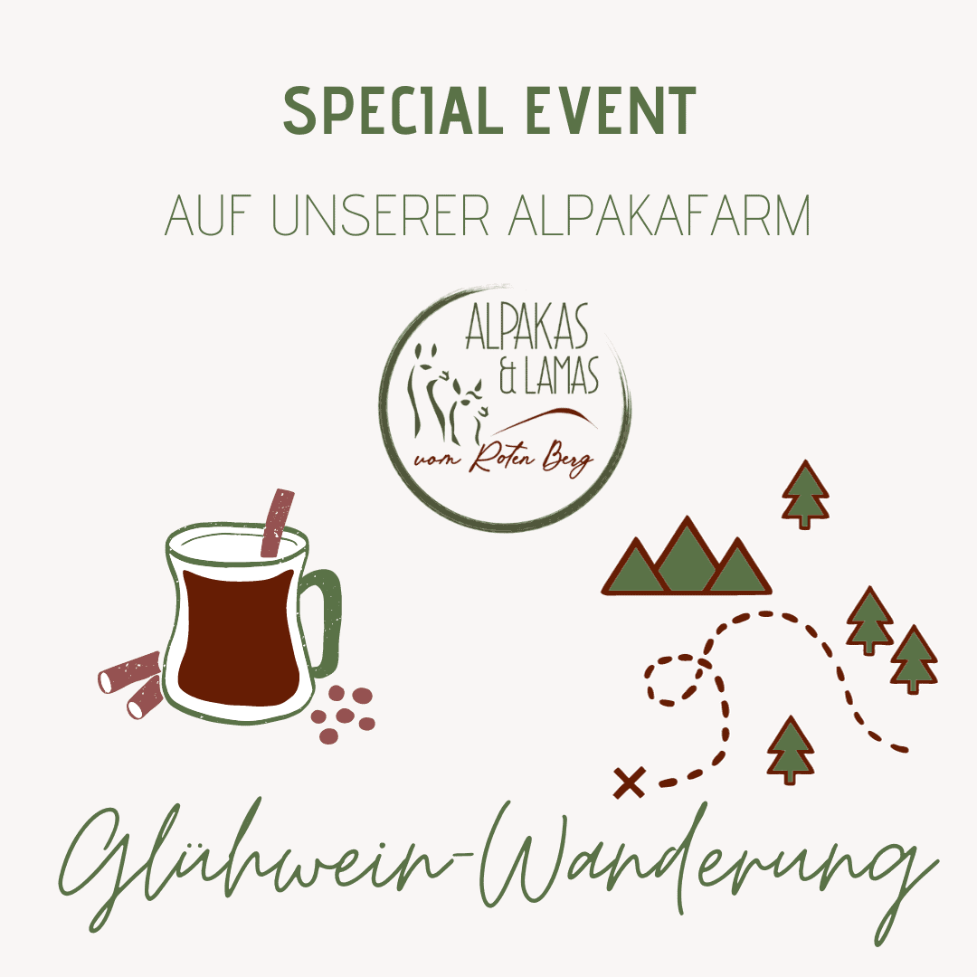 Glühweinwanderung SPECIAL EEVENT Alpakafarm AVRB