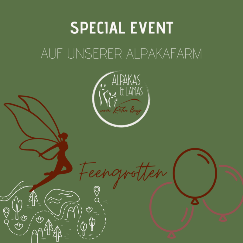 23.04.2025 - 13:00 Uhr - Alpakaspaziergang Feengrotten
