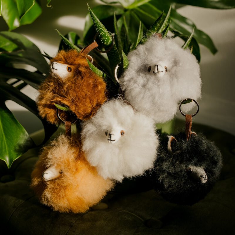 Alpaka-Schlüsselanhänger